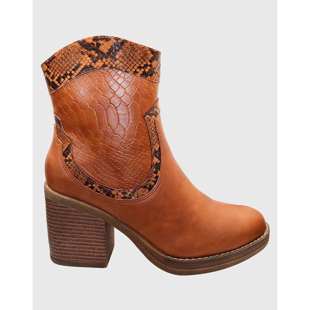 Bota Corta Print Camel image number 2.0